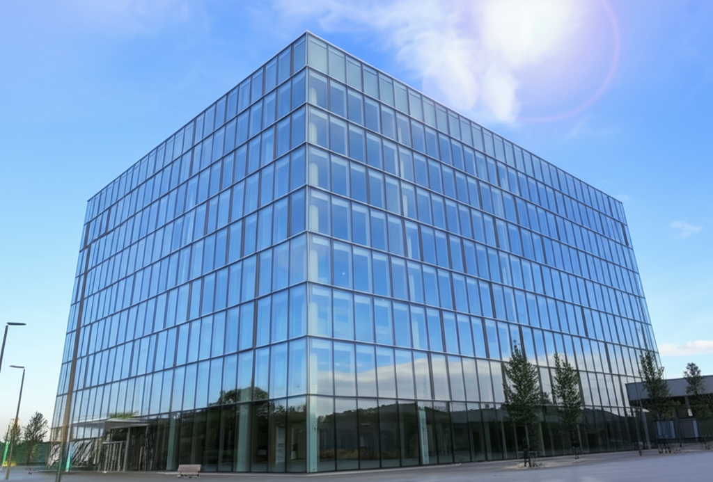 Modern office building representing professional employers